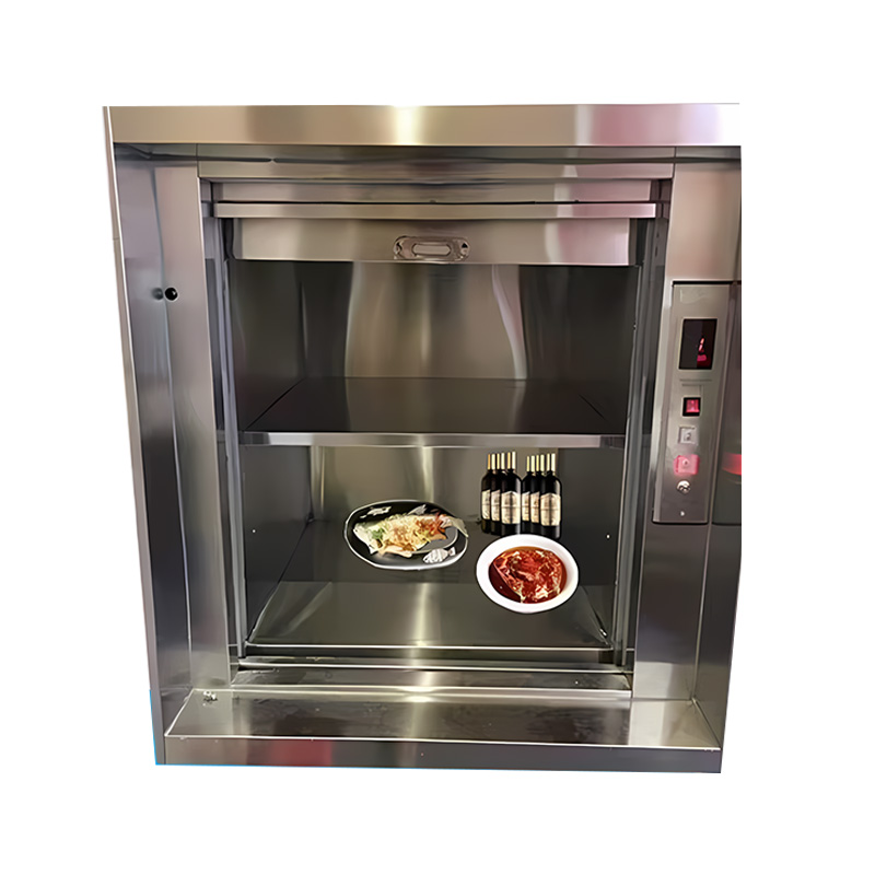 Does the utility elevator workbench operate smoothly, ensuring no swaying or jamming during vertical movement within the elevator shaft?