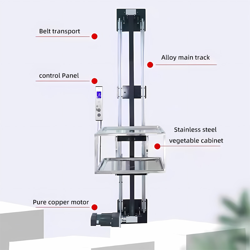 What is the fault alarm mechanism of a simple food delivery machine?